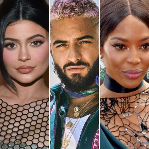 كايلي جينير، مالوما وناعومي كامبل