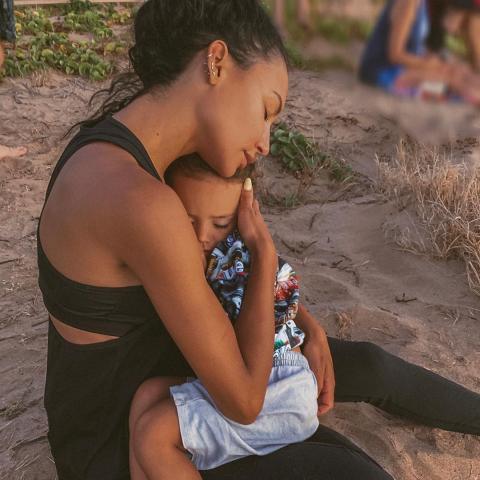 نايا ريفيرا وابنها جوزي- انستغرام @nayarivera