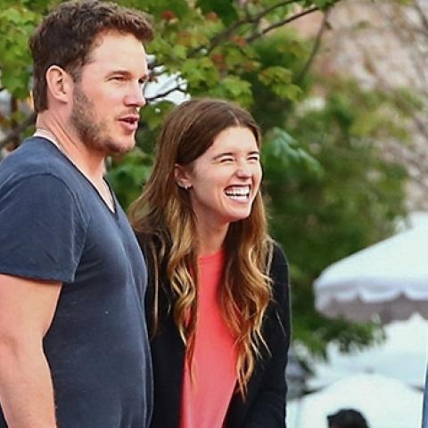 كاثرين شوارزنيغر وكريس برات