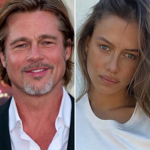 براد بيت و عارضة الأزياء نيكول