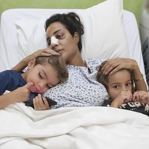 الظهور الأول لنادين نجيم بعد كارثة انفجار بيروت