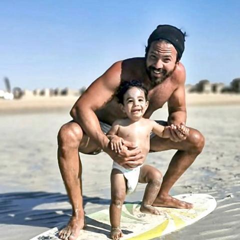 عمر الشناوي ونجله