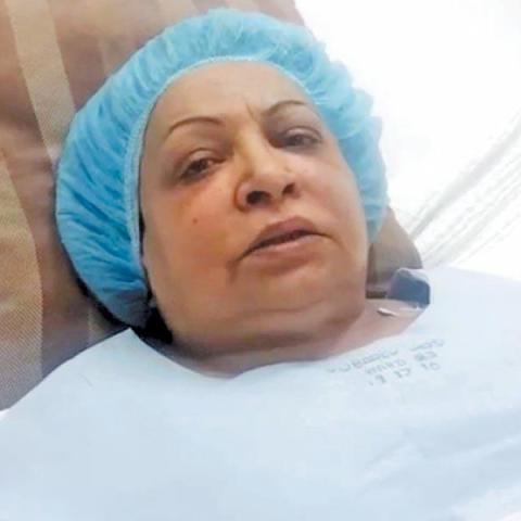 أمل عباس تتعافى وتظهر للمرة الأولى منذ عامين