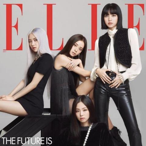 فرقة BLACKPINK على غلاف مجلة ELLE الأمريكية