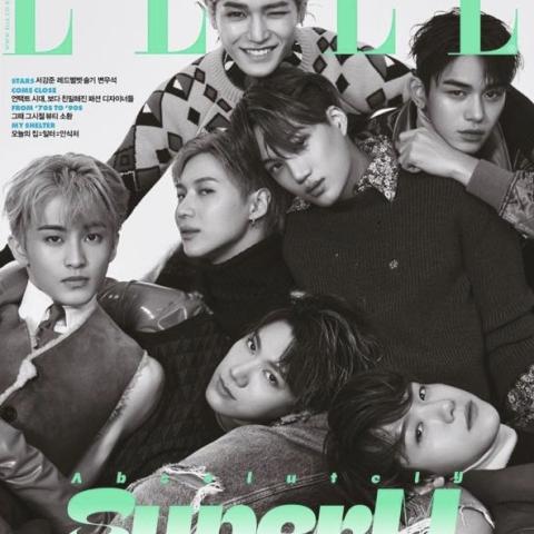 فريق SuperM على غلاف Elle بنسختها الكورية- انستغرام @ellekorea