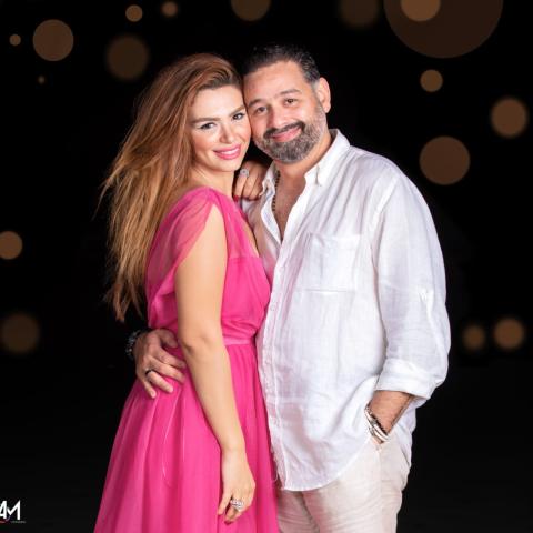 أمير شاهين وخطيبته