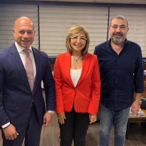 لميس الحديدي وتامر مرسي وألبرت شفيق