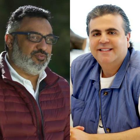 المنتج جمال سنان والكاتب عبدالرحيم كمال