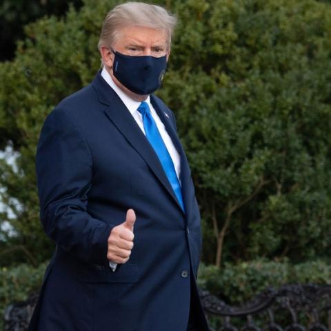 دونالد ترامب يشعر بتحسن وسيعود قريبا