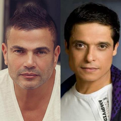 فيديو قديم يوثق علاقة الصداقة بين عمرو دياب وعامر منيب