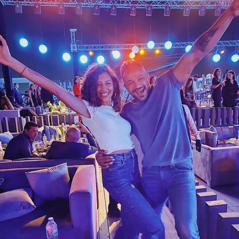 محمد عطية مع ميرنا الهلباوي