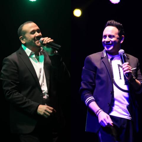 مصطفى قمر وهشام عباس من الحفل