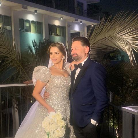 حفل زفاف أمير شاهين ومنة جاب الله.. وهاني سلامة وإلهام شاهين أول المهنئين