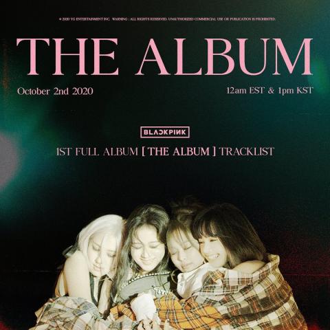 صورة غلاف ألبوم The Album لـBlackpink انستغرام @blackpinkofficial