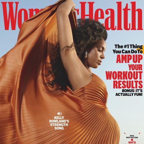 كيلي رولاند على غلاف مجلة Women's Health - انستغرام @kellyrowland