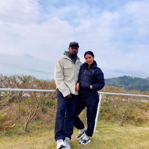 كيم كارداشيان وكانييه ويست - انستغرام @kimkardashian