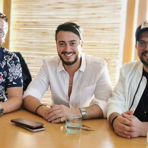 نزار أديل يجمع بين سعد لمجرد وحاتم عمور وينهي الخلاف