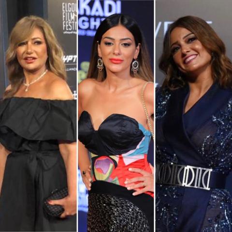 النجوم على السجادة الحمراء في اليوم الرابع من مهرجان الجونة