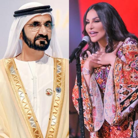 أحلام تتغنى بإنسانية سمو الشيخ محمد بن راشد آل مكتوم