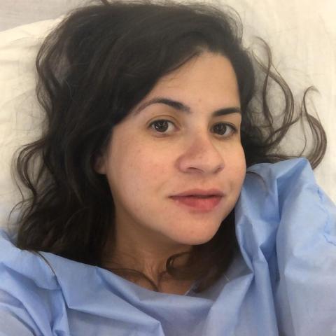 إنجي وجدان تثير التساؤلات بصورة من المستشفى