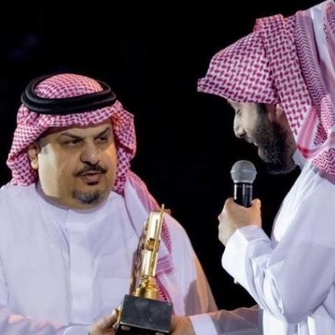 الأمير الشاعر عبدالرحمن بن مساعد في أمسية شعرية في 2021