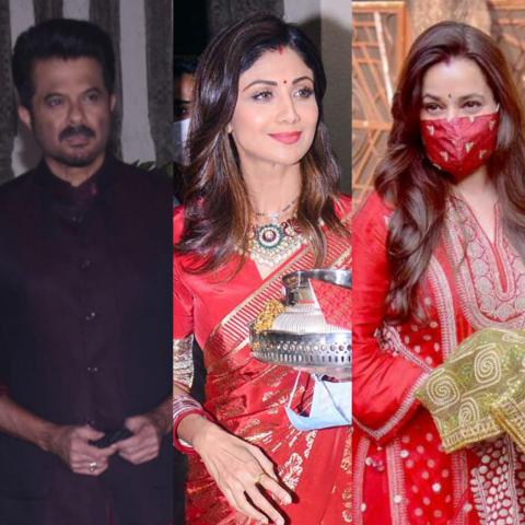 شيلبا شيتي، أنيل كابور ونيلام كوثاري يجتمعون بمناسبة &quot;كارفا شوت&quot;