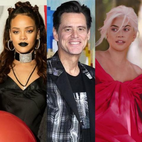 ليدي غاغا، جيم كاري وريهانا