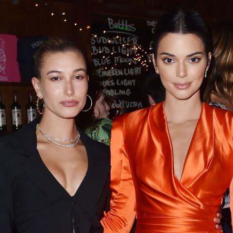 كيندال جينر مع هايلي بيبر