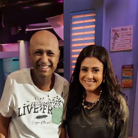 جمال يوسف يوجه رسالة لـ نشوى مصطفى عبر ET بالعربي