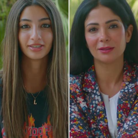 منى زكي وإبنتها لي لي تكافحان التنمر على الإنترنيت