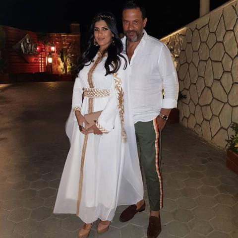 ماجد المصري وزوجته