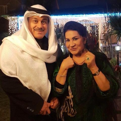 سعاد العبدالله  وابراهيم الحربي