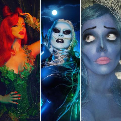 إحتفالات النجوم بالهالوين