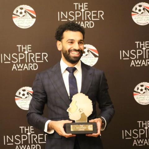 تكريم محمد صلاح بجائزة &quot;الملهم&quot;