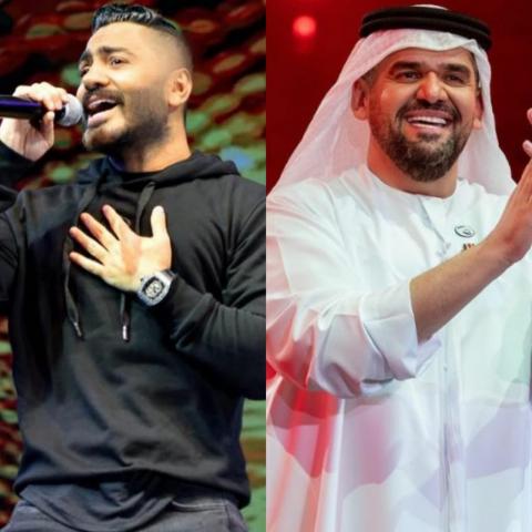 حسني الجسمي وتامر حسني