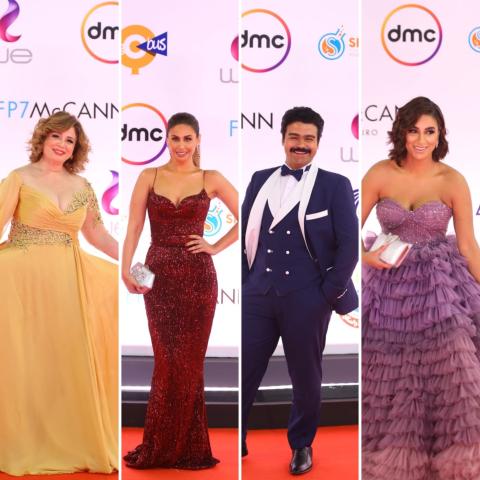 النجوم على السجادة الحمراء لإفتتاح مهرجان القاهرة السينمائي