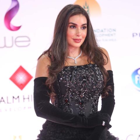 ياسمين صبري في افتتاحية مهرجان القاهرة السينمائي