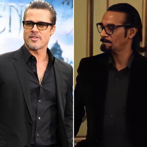 رابح صقر وبراد بيت يتصدران الترند بسبب تشبيههما ببعض من قبل الجمهور