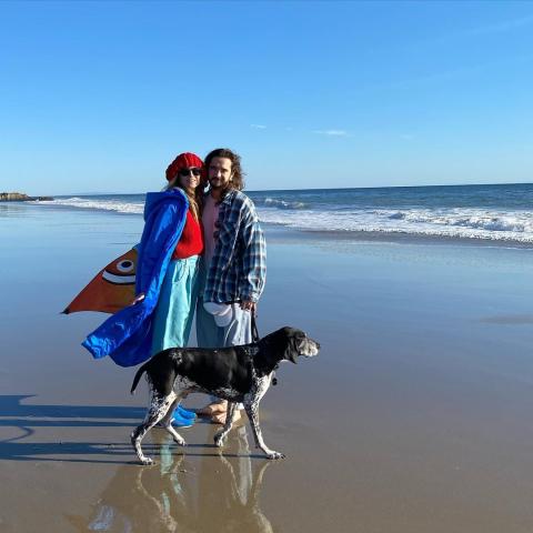 هايدي كلوم وزوجها توم كوليتز  في آخر  يوم من 2020- انستغرام @heidiklum