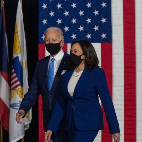 كامالا هاريس وحو بايدن - انستغرام @kamalaharris