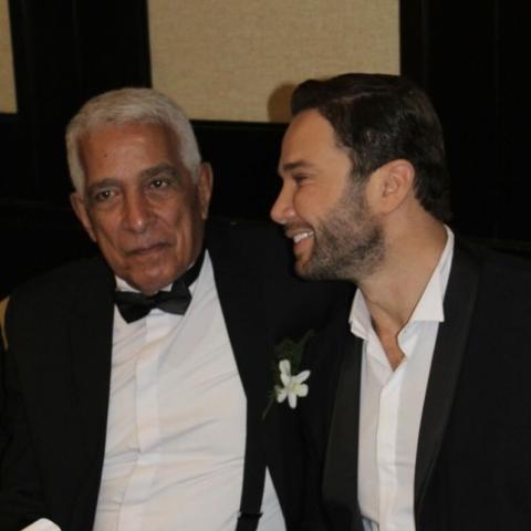 تامر شلتوت ووالده - الصورة من انستقرام