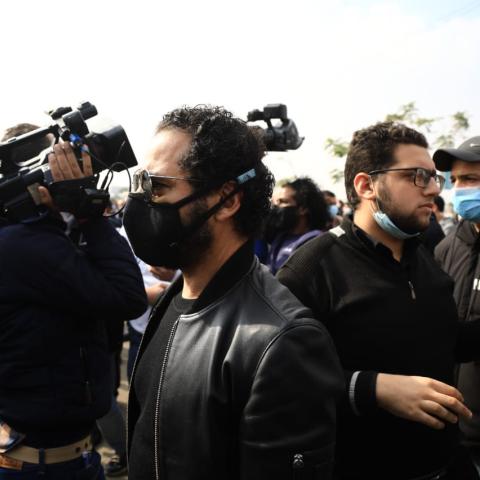 جنازة وحيد حامد