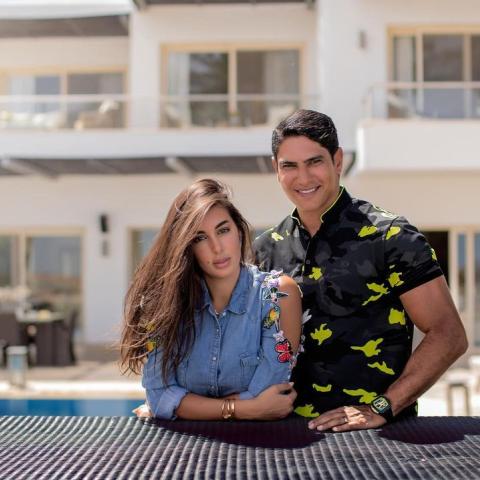 أحمد ابو هشيمة وياسمين صبري-صورة من انستغرام