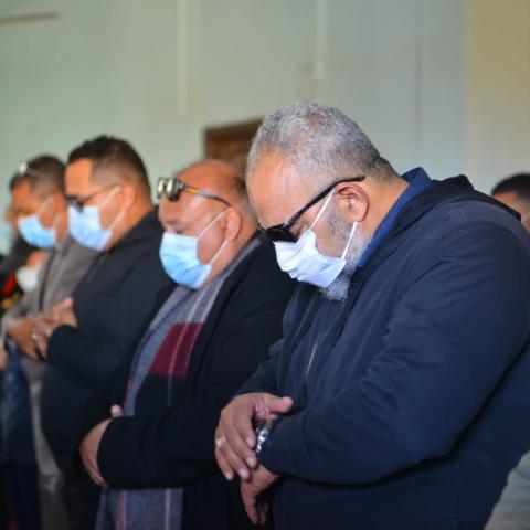 جنازة والد بيومي فؤاد