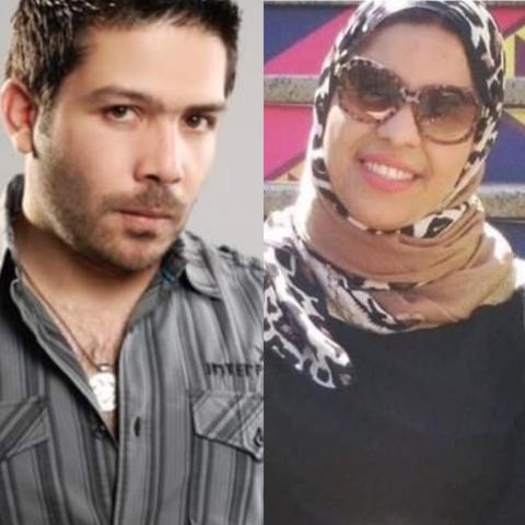 ياسر فرج وزوجته