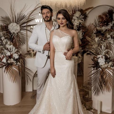 بكر خالد وهيفاء حسوني يحتفلان بعيد زواجهما الأول