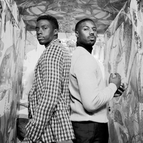 مايكل بي جوردن وشادويك بوسمان - انستغرام @michaelbjordan