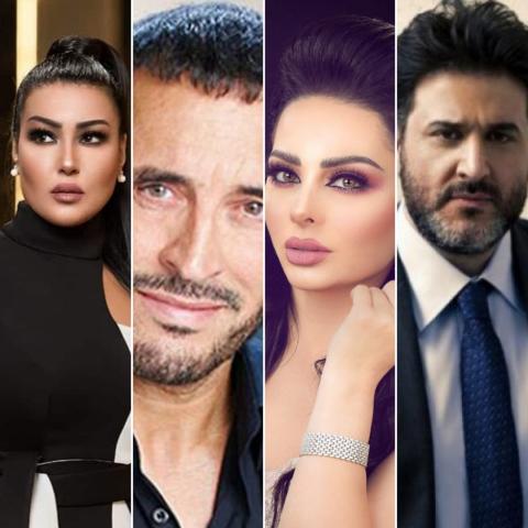 ملحم وسمية وكاظم وديانا-صورة معدلة من السوشيال ميديا