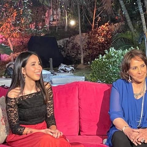 عفاف راضي ومي كمال