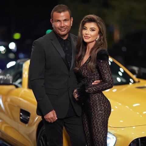 عمرو دياب ونيكا ماريانا-صورة من انستغرام